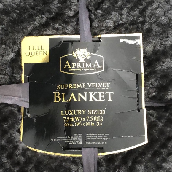 aprima supreme velvet blanket